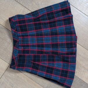 Kids' Pleated Plaid Skirt